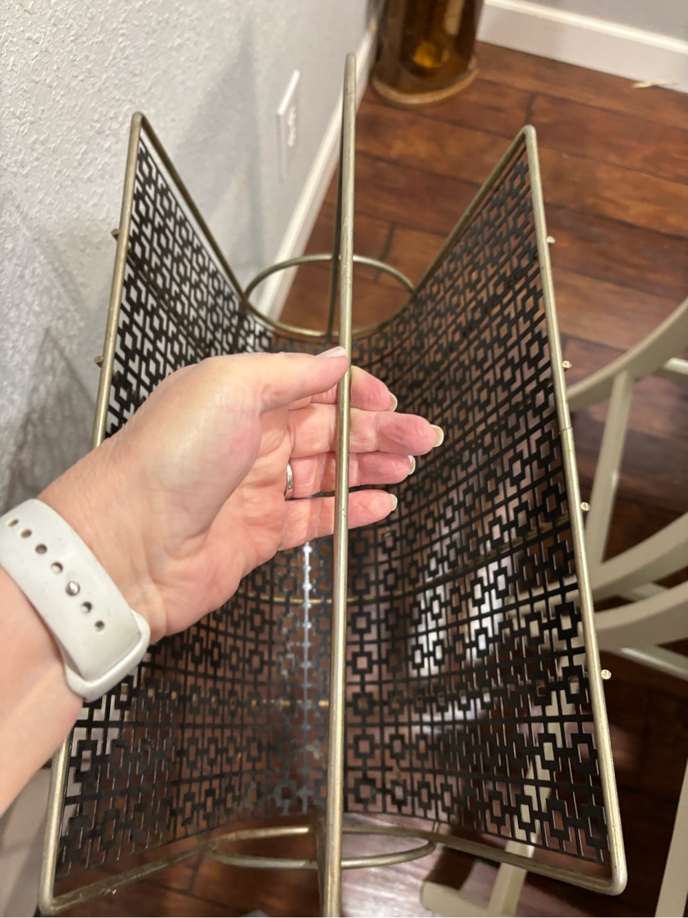 1960's MCM Magazine Rack Sleek Retro Mod Style - Picture 10 of 11